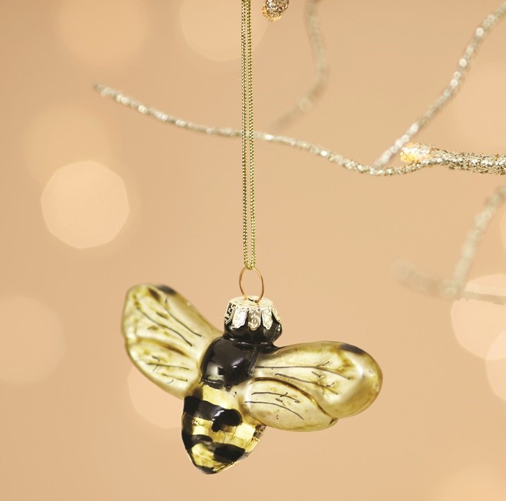 GOLDEN BEE SHAPED BAUBLE