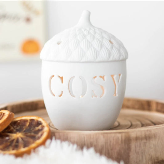 Cosy Acorn Tealight Wax Burner