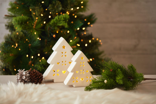 Led Cut Out Porcelain Christmas Tree