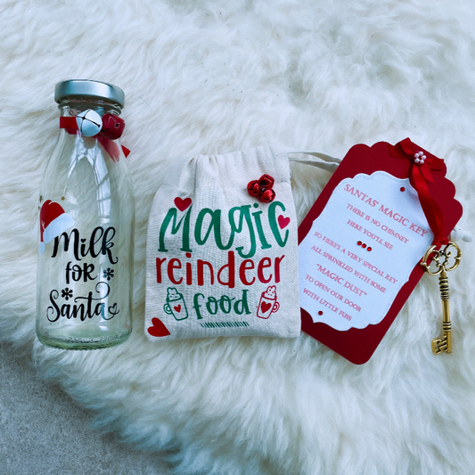 Santa Milk Bottle