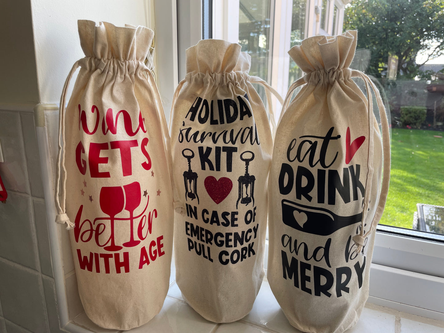 Personalised Bottle Bag